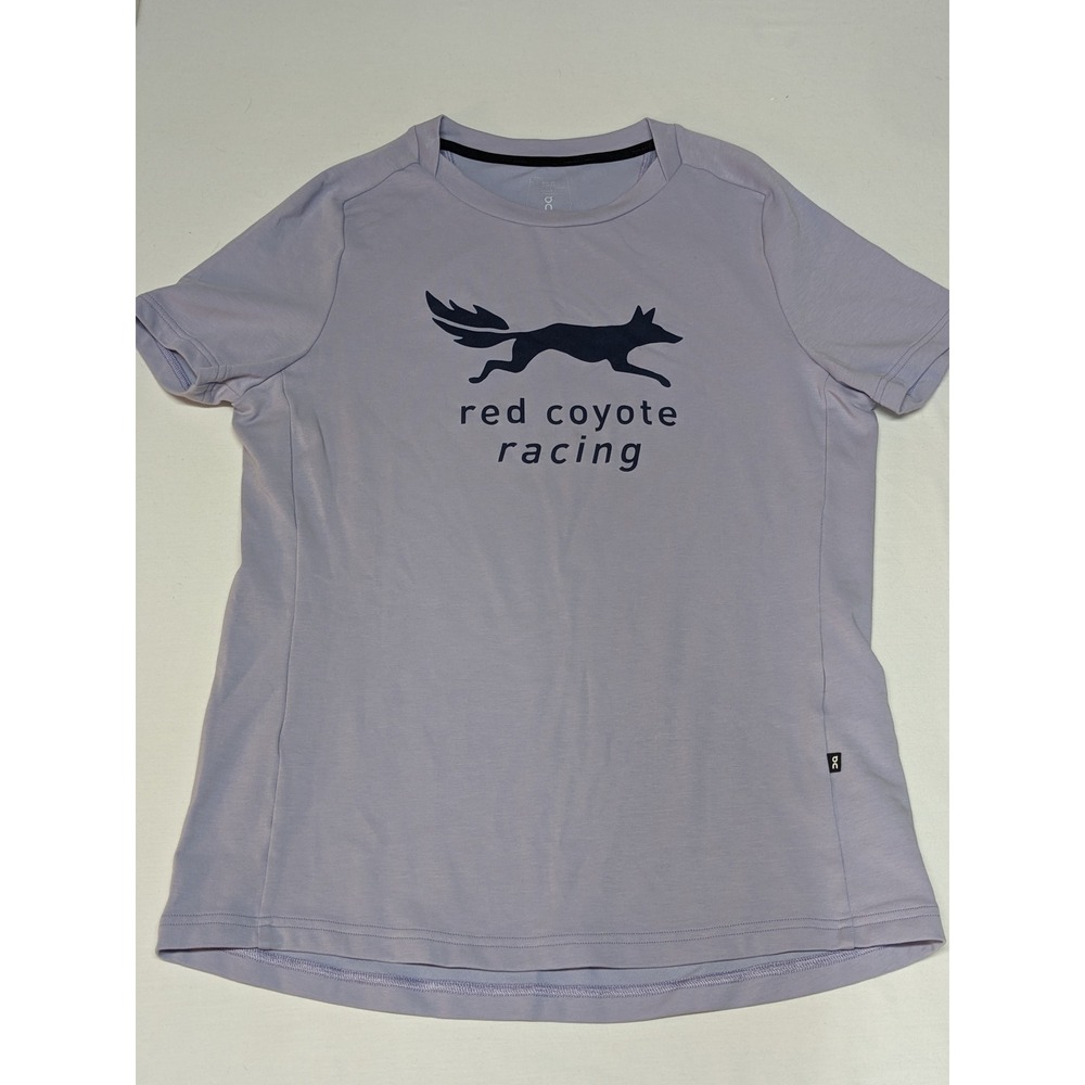 On Cloud Running Focus-T Women S Lavender Purple Red Coyote Racing Graphic Tee